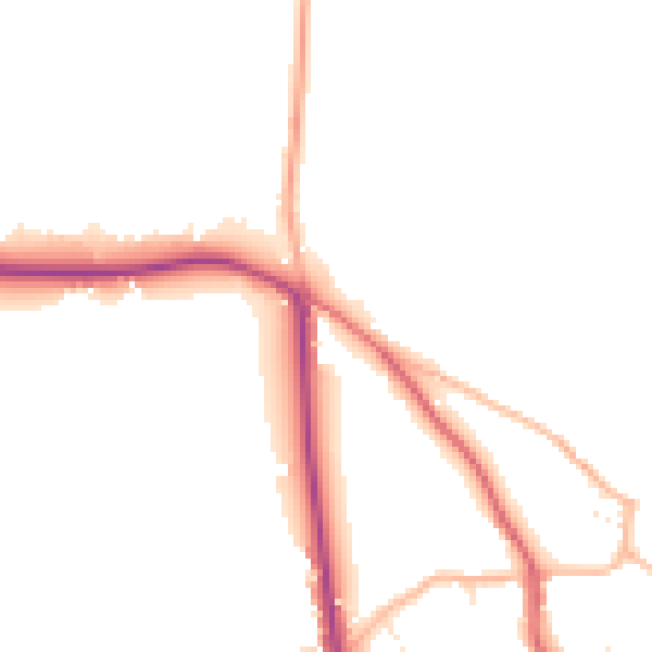 Daytime road noise heatmap for BS27 3BZ