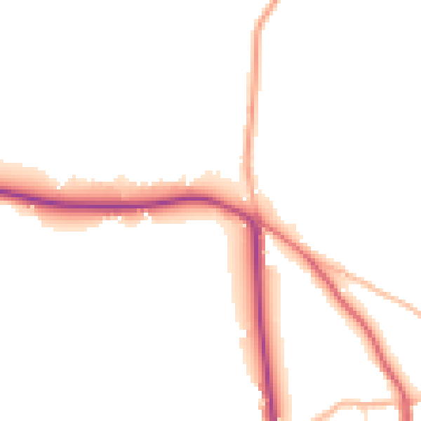 Daytime road noise heatmap for BS27 3DB