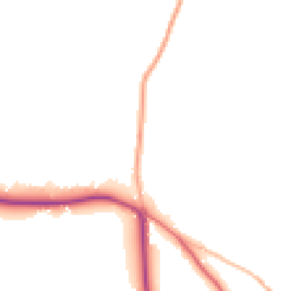 Daytime road noise heatmap for BS27 3DD
