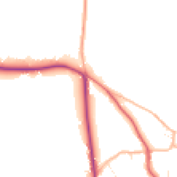 Daytime road noise heatmap for BS27 3DH