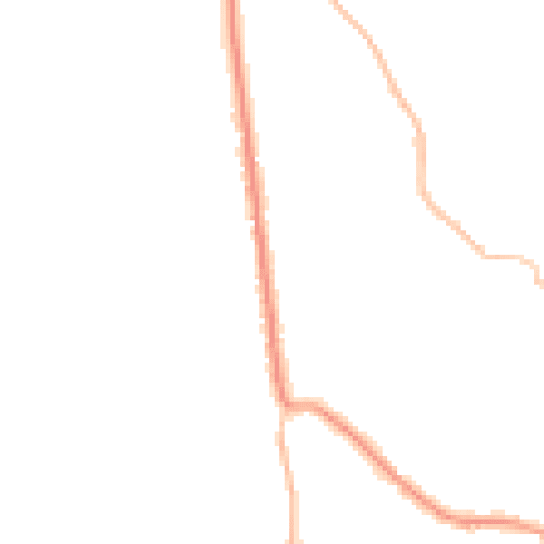 Night-time road noise heatmap for BS27 3DN