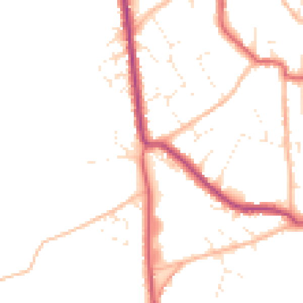 Daytime road noise heatmap for BS27 3DP