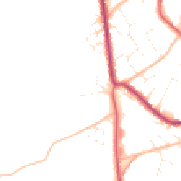Daytime road noise heatmap for BS27 3DR