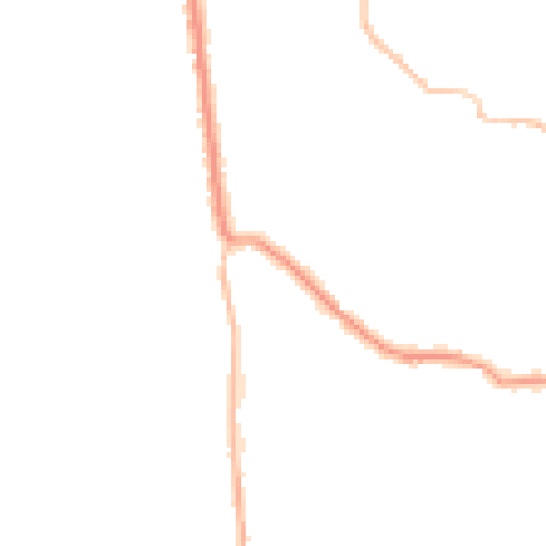 Night-time road noise heatmap for BS27 3DS