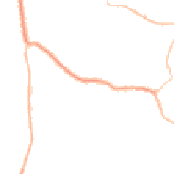 Night-time road noise heatmap for BS27 3DT