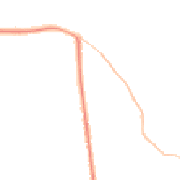 Night-time road noise heatmap for BS27 3EQ