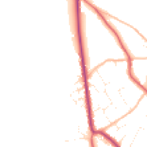 Daytime road noise heatmap for BS27 3FT