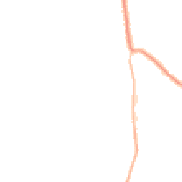 Night-time road noise heatmap for BS27 3GL