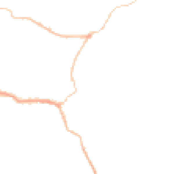 Night-time road noise heatmap for BS27 3LZ