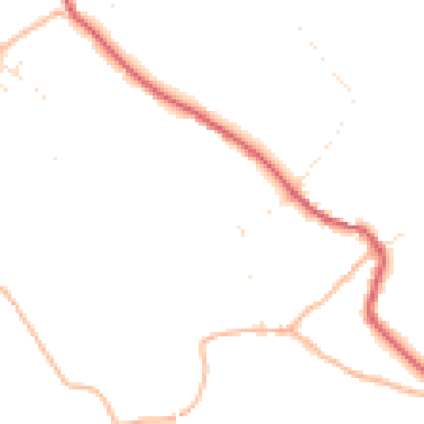 Daytime road noise heatmap for BS27 3UL