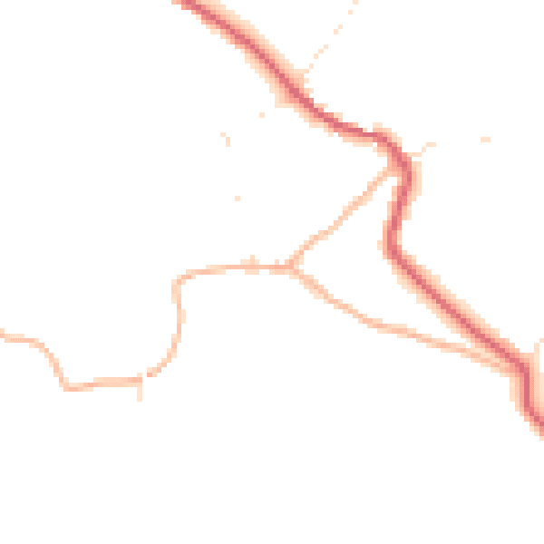 Daytime road noise heatmap for BS27 3UN