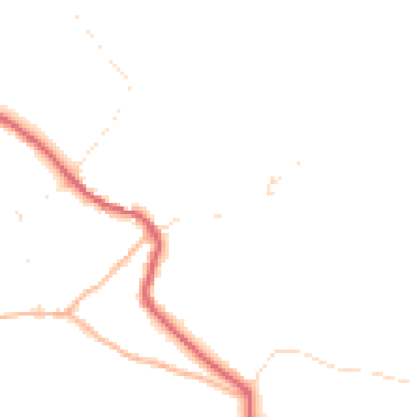 Daytime road noise heatmap for BS27 3UR