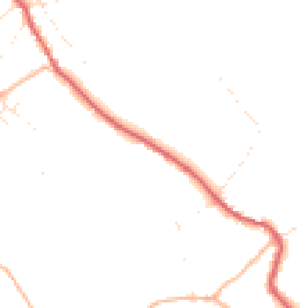 Daytime road noise heatmap for BS27 3XF