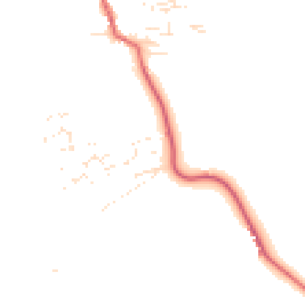 Daytime road noise heatmap for BS27 3XW