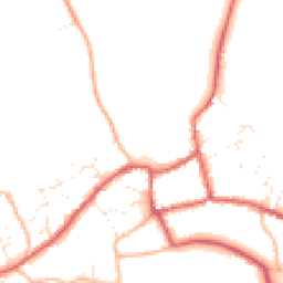 Daytime road noise heatmap for BS28 4AF