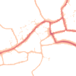 Daytime road noise heatmap for BS28 4AJ