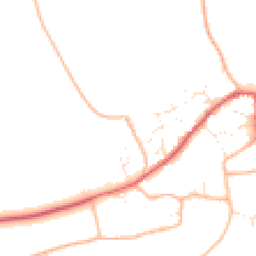 Daytime road noise heatmap for BS28 4AS