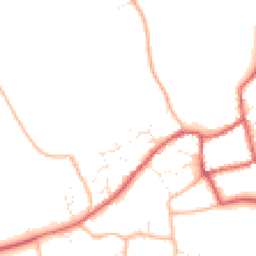 Daytime road noise heatmap for BS28 4AX