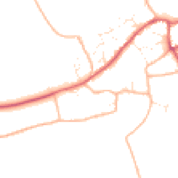 Daytime road noise heatmap for BS28 4BA