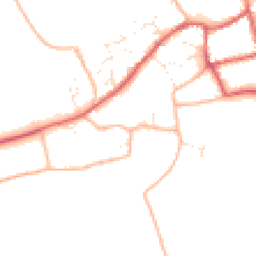 Daytime road noise heatmap for BS28 4BD