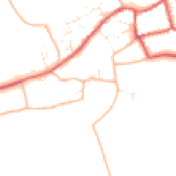 Daytime road noise heatmap for BS28 4BE
