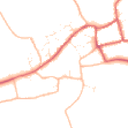 Daytime road noise heatmap for BS28 4BN