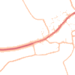 Daytime road noise heatmap for BS28 4BS