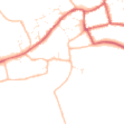 Daytime road noise heatmap for BS28 4BW