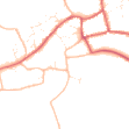 Daytime road noise heatmap for BS28 4BY