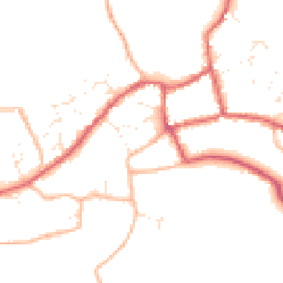 Daytime road noise heatmap for BS28 4BZ