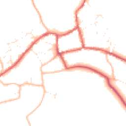 Daytime road noise heatmap for BS28 4DA