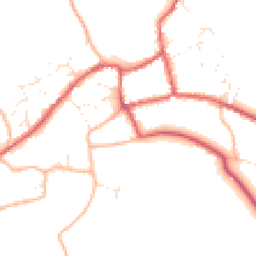 Daytime road noise heatmap for BS28 4DD