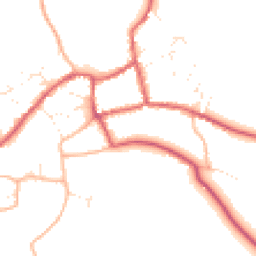 Daytime road noise heatmap for BS28 4DF