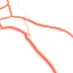 Daytime road noise heatmap for BS28 4DN
