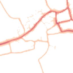 Daytime road noise heatmap for BS28 4DQ
