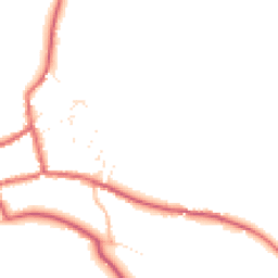 Daytime road noise heatmap for BS28 4DZ