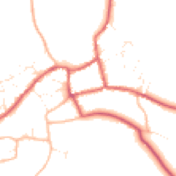 Daytime road noise heatmap for BS28 4EA
