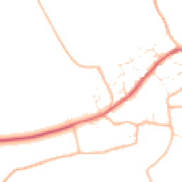 Daytime road noise heatmap for BS28 4EW