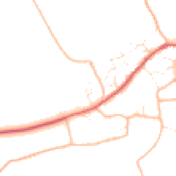 Daytime road noise heatmap for BS28 4EX