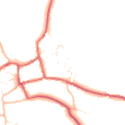 Daytime road noise heatmap for BS28 4EY
