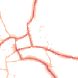Daytime road noise heatmap for BS28 4EZ