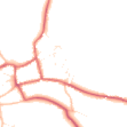 Daytime road noise heatmap for BS28 4FB