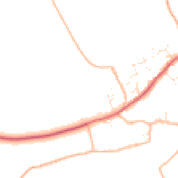 Daytime road noise heatmap for BS28 4FJ