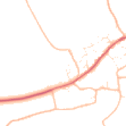 Daytime road noise heatmap for BS28 4FN