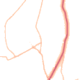 Daytime road noise heatmap for BS28 4JZ