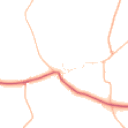 Daytime road noise heatmap for BS28 4NB