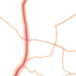 Daytime road noise heatmap for BS28 4TW