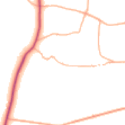 Daytime road noise heatmap for BS28 4TY
