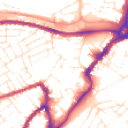 Daytime road noise heatmap for BS3 1AE