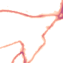 Night-time road noise heatmap for BS3 1AE